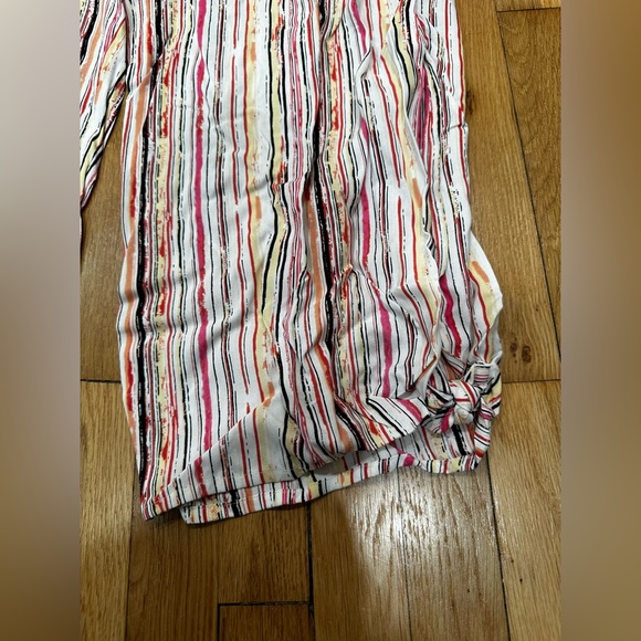 Full Circle Trends Strapless Colorful Cropped Jumpsuit With pockets PLUS Sz 3X - Picture 3 of 8